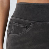 Wygodne spodnie z wysokim stanem