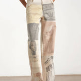 Jeansy z Szerokimi Nogawkami i Wysokim Stanem