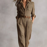 Kombinezon w Kratkę z Wyrafinowanymi Szczegółami