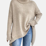 Oversize golf z wydłużonym tyłem