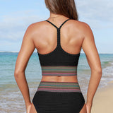 Wyszczuplający bikini z szerokim pasem modelującym brzuch