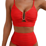 Wysokostanowy bikini modelujący z efektem wygładzenia brzucha