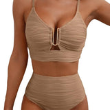 Wysokostanowy bikini modelujący z efektem wygładzenia brzucha