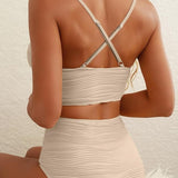 Wysokostanowy bikini modelujący z efektem wygładzenia brzucha