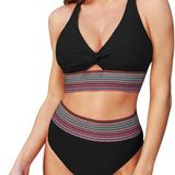 Wyszczuplający bikini z szerokim pasem modelującym brzuch