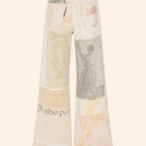 Jeansy z Szerokimi Nogawkami i Wysokim Stanem