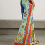 Komplet Mediterranean Art z Koszulą i Spodniami