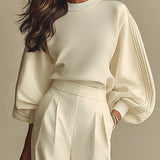 Elegancki komplet z wysokim stanem