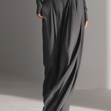 Komplet edgy chic z topem off-shoulder