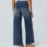 Wygodne spodnie z wysokim stanem